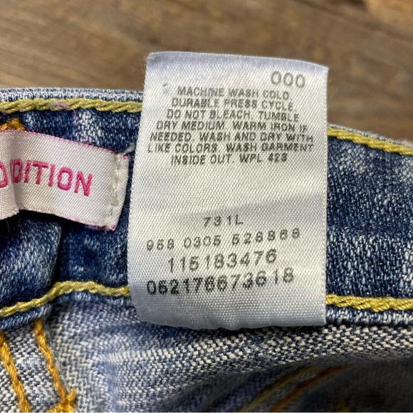 Y2K Levis Limited Edition Jeans Womens Juniors 3M Denim Bootcut Retro Low Rise - Picture 10 of 11